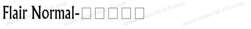 Flair Normal字体转换